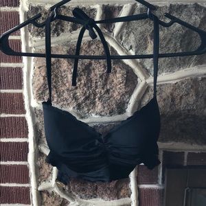Black bikini top